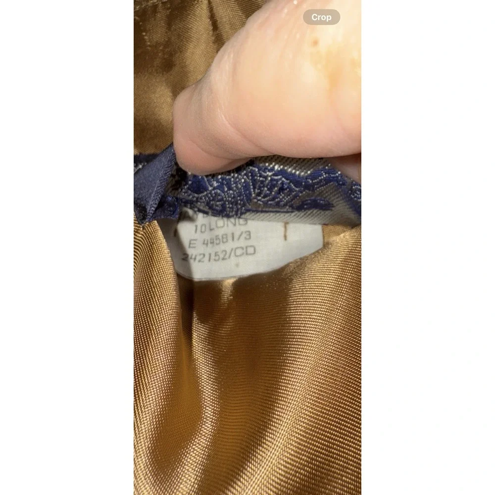Vintage Burberry Full Length Trench Coat‎ Zip Out Lining Including Belt Size 10L - Picture 7 of 7